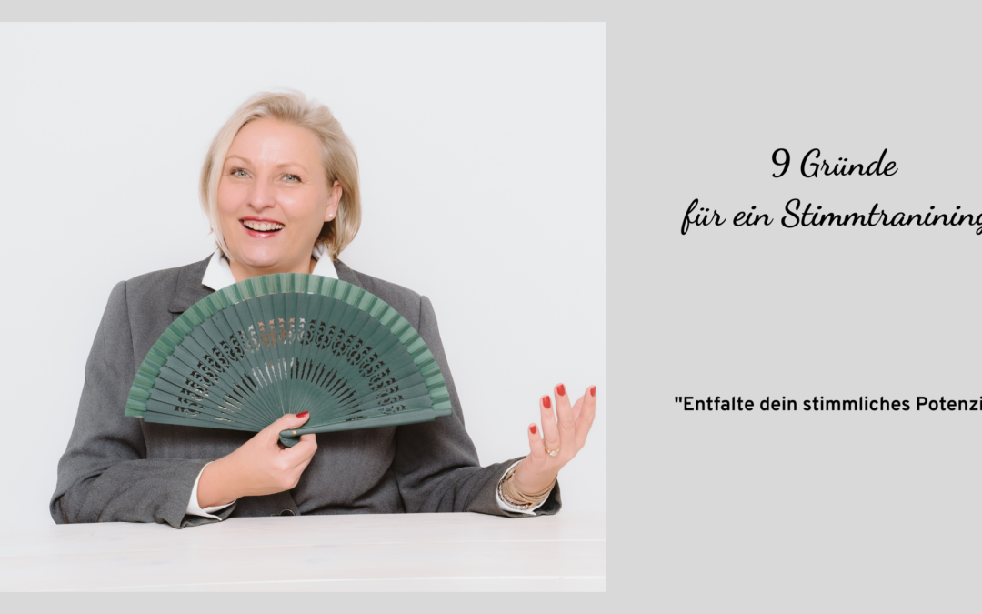 9 Gründe für ein Stimmtraining 